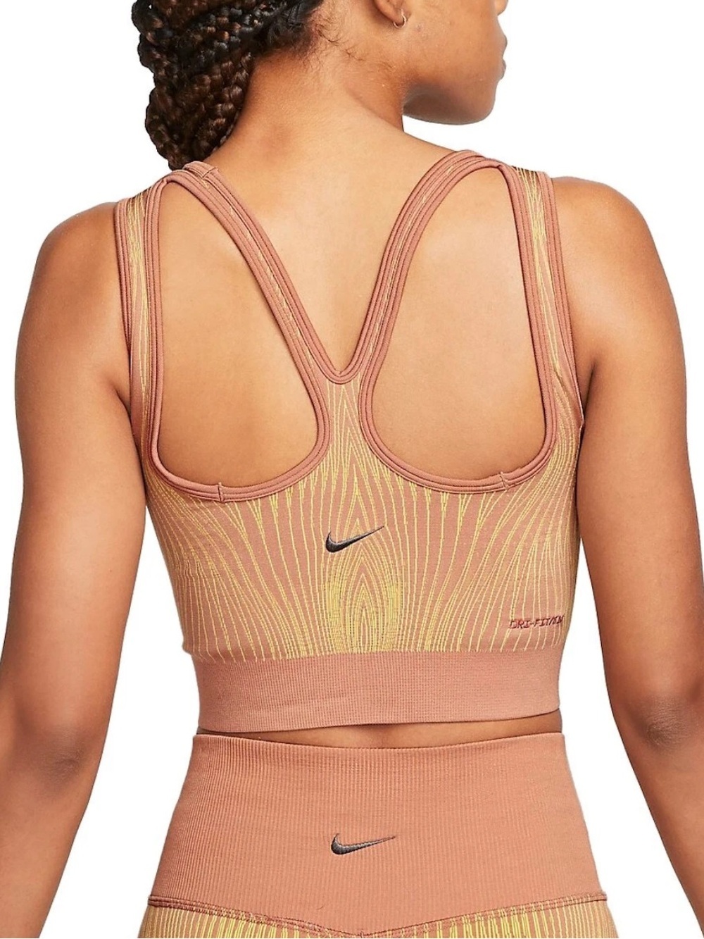 Nike Dri-FIT ADV Yoga Crop Top | Women’s Medium | Seamless Activewear - Picture 2 of 10